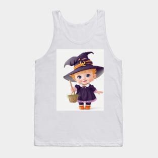 Cute Baby Witch Tank Top